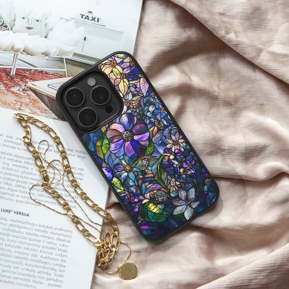 Floral Phone Cover – iPhone 16, 15 Pro, 14, Galaxy S25, S24, S24 Ultra, Pixel 9 - Picture 5 of 9